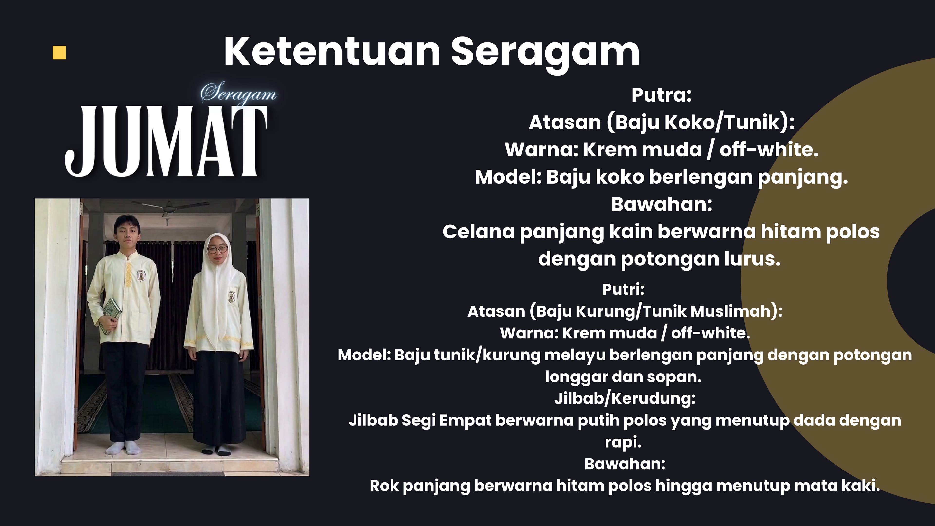 Seragam — Seragam Murid Hari  Jumat